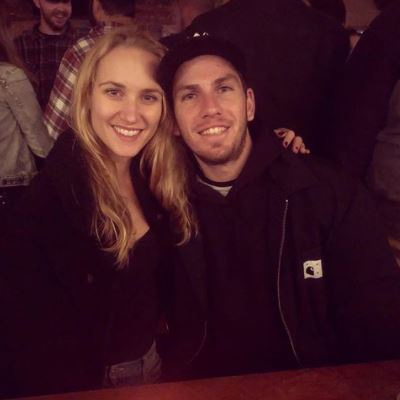 Helen Norrie's son Cameron Norrie with his girlfriend Louise Jacobi